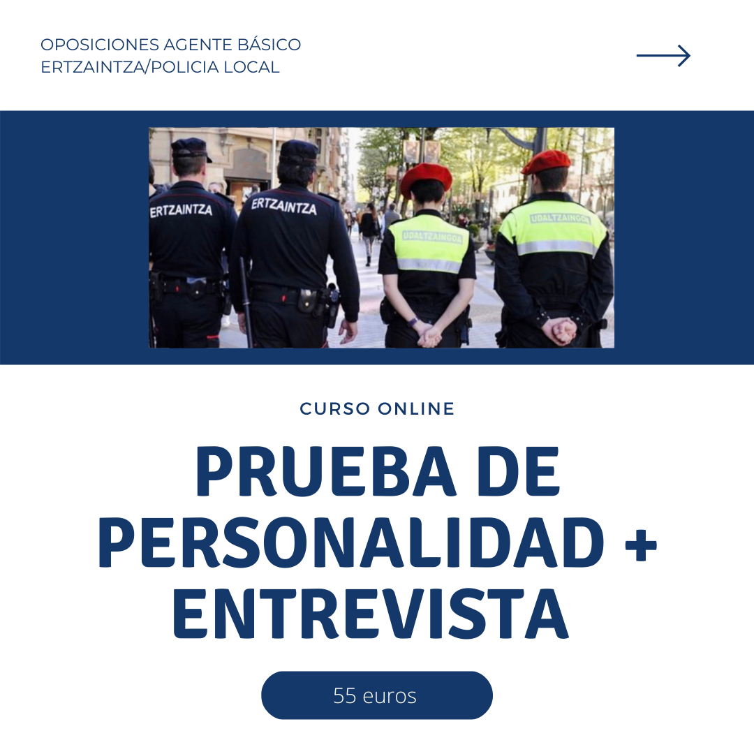 PRUEBA DE PERSONALIDAD + ENTREVISTA